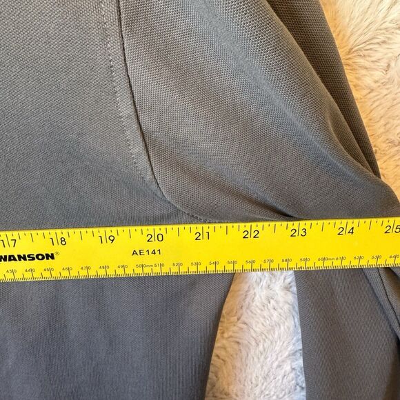 Cutter & Buck Arkansas Razorbacks Polo L 1/4 Button-Up Grey Long Sleeve Pullover - Picture 12 of 13